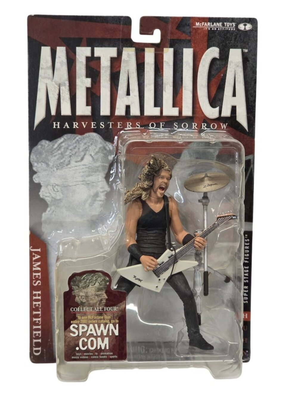 Metallica James Hetfield McFarlane Harvester of Sorrow Figure 2001 Sealed